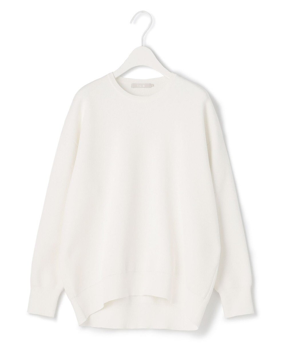 ICB 【洗える】コットンポリエステルスムース プルオーバー 