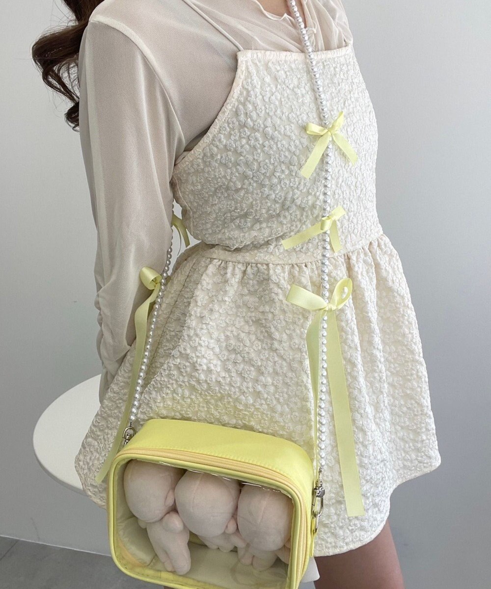 WEGO リボンビーズストラップ 