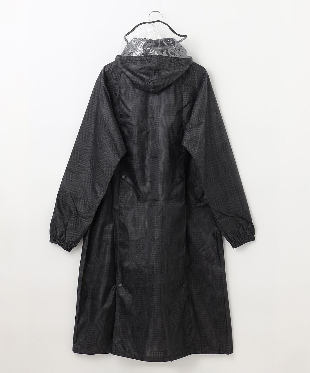 MOONBAT FLAT PURE レインコート チェック柄 リュック対応 ユニセックス 収納袋付き 