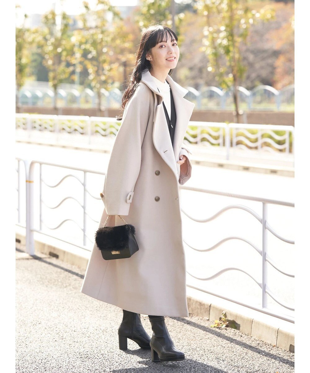 earth music&ecology ２ｗａｙカラーロングコート 