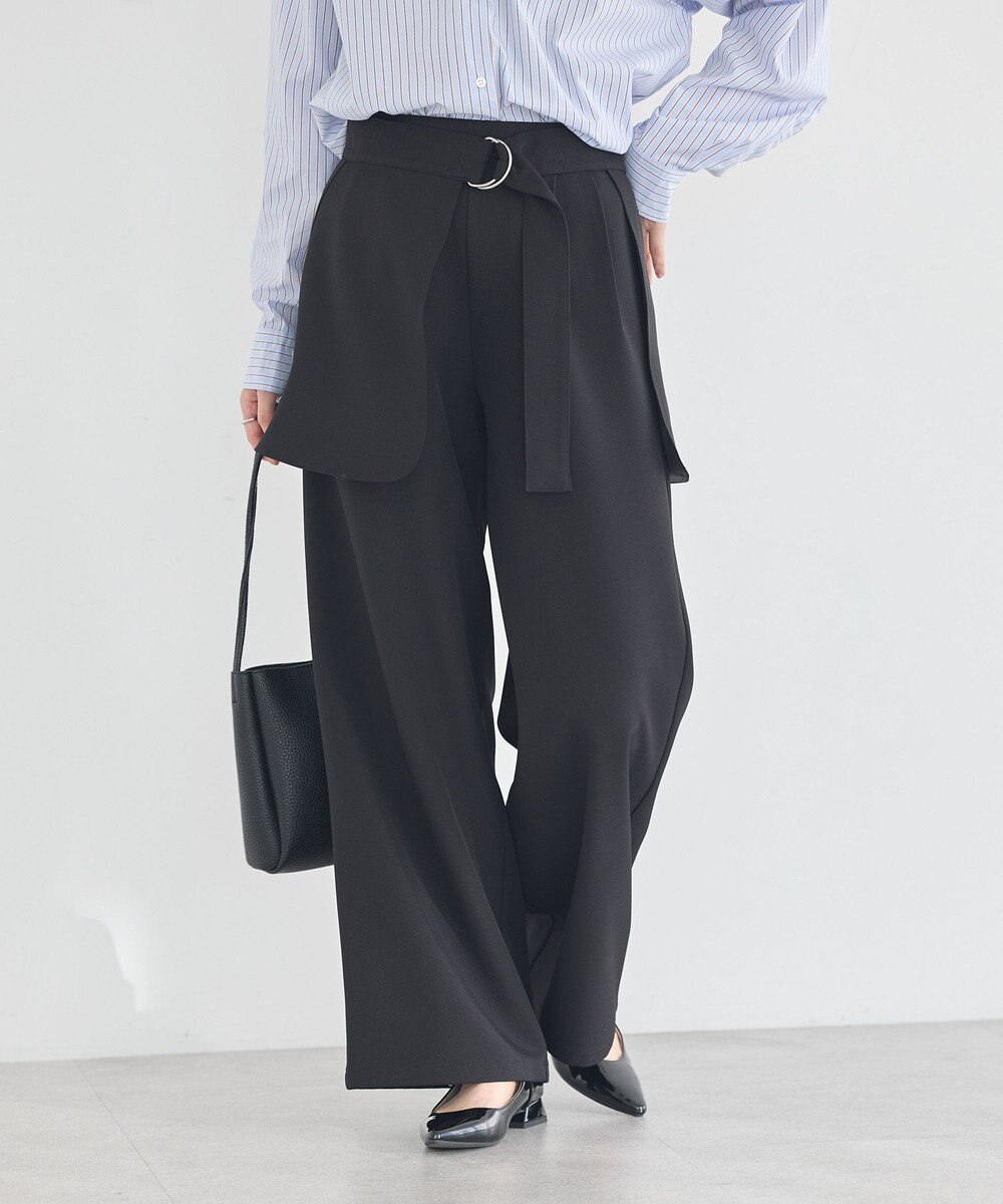 earth music&ecology 【予約】【2WAY】ラップスカート付きパンツ 