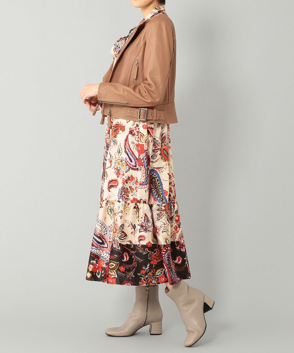 GRACE CONTINENTAL レースアップライダースジャケット 