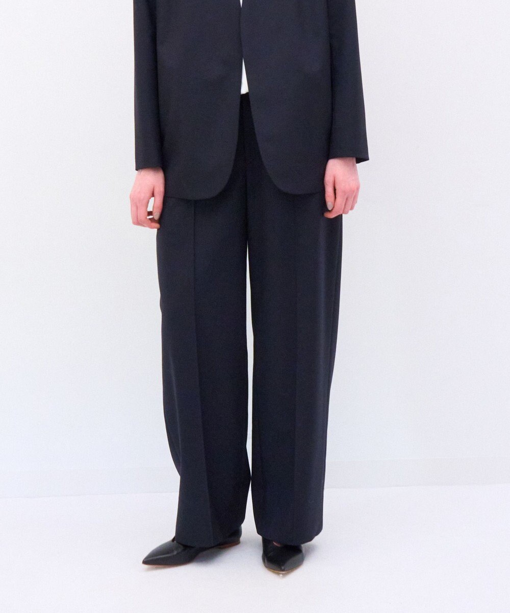 ATON 【26FW】WOOL TROPICAL | ピンタックイージーパンツ 