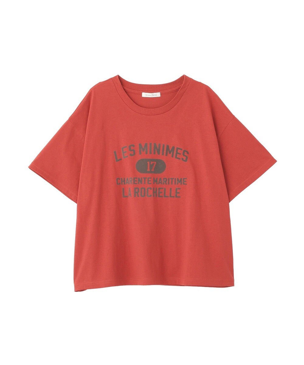 Green Parks 汗染み防止ボックスロゴＴシャツ 