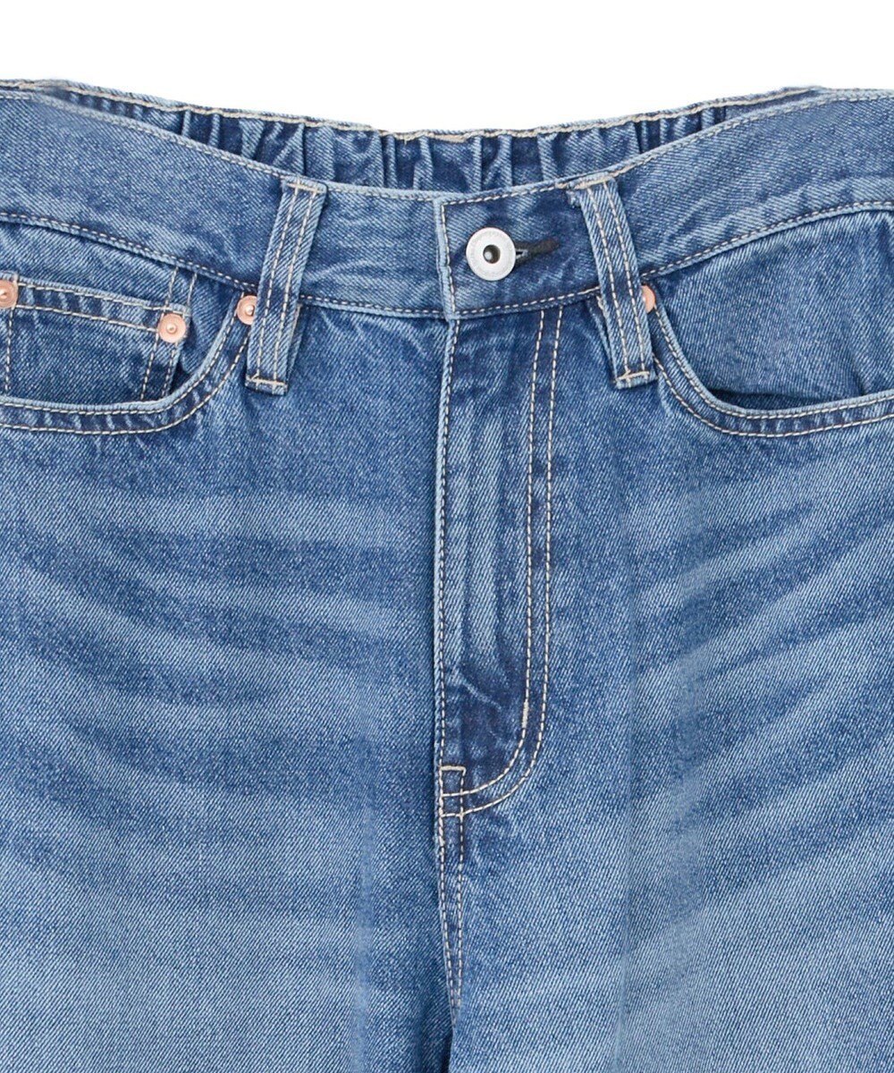 earth music&ecology ワイドフリンジデニムパンツ 