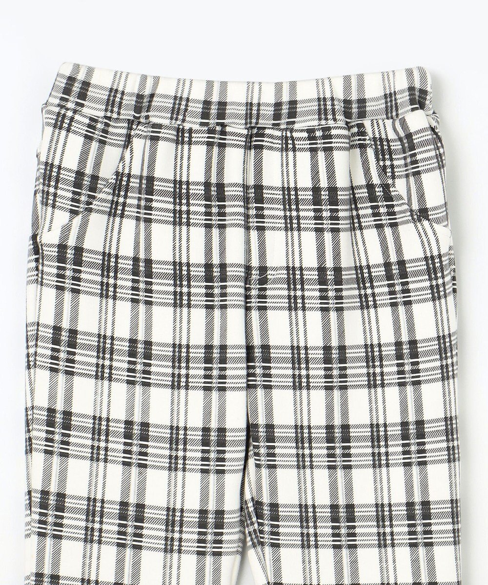 組曲 KIDS 【150-160㎝】シャギーチェック パンツ 