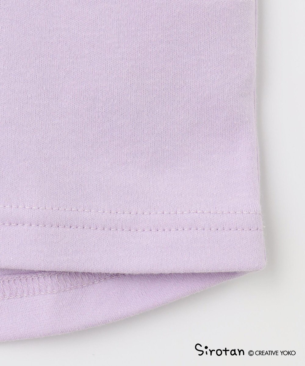 ANY KIDS 【しろたん×any FAM】しろたんサガラ刺繍長袖Tシャツ 