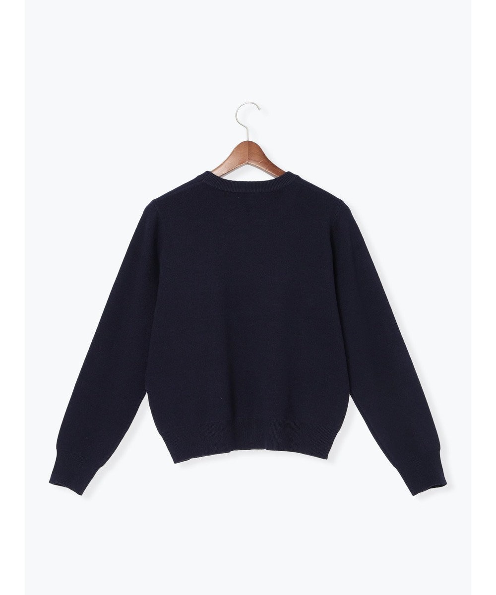 Te chichi ラインストーンレタードニットプルオーバー 