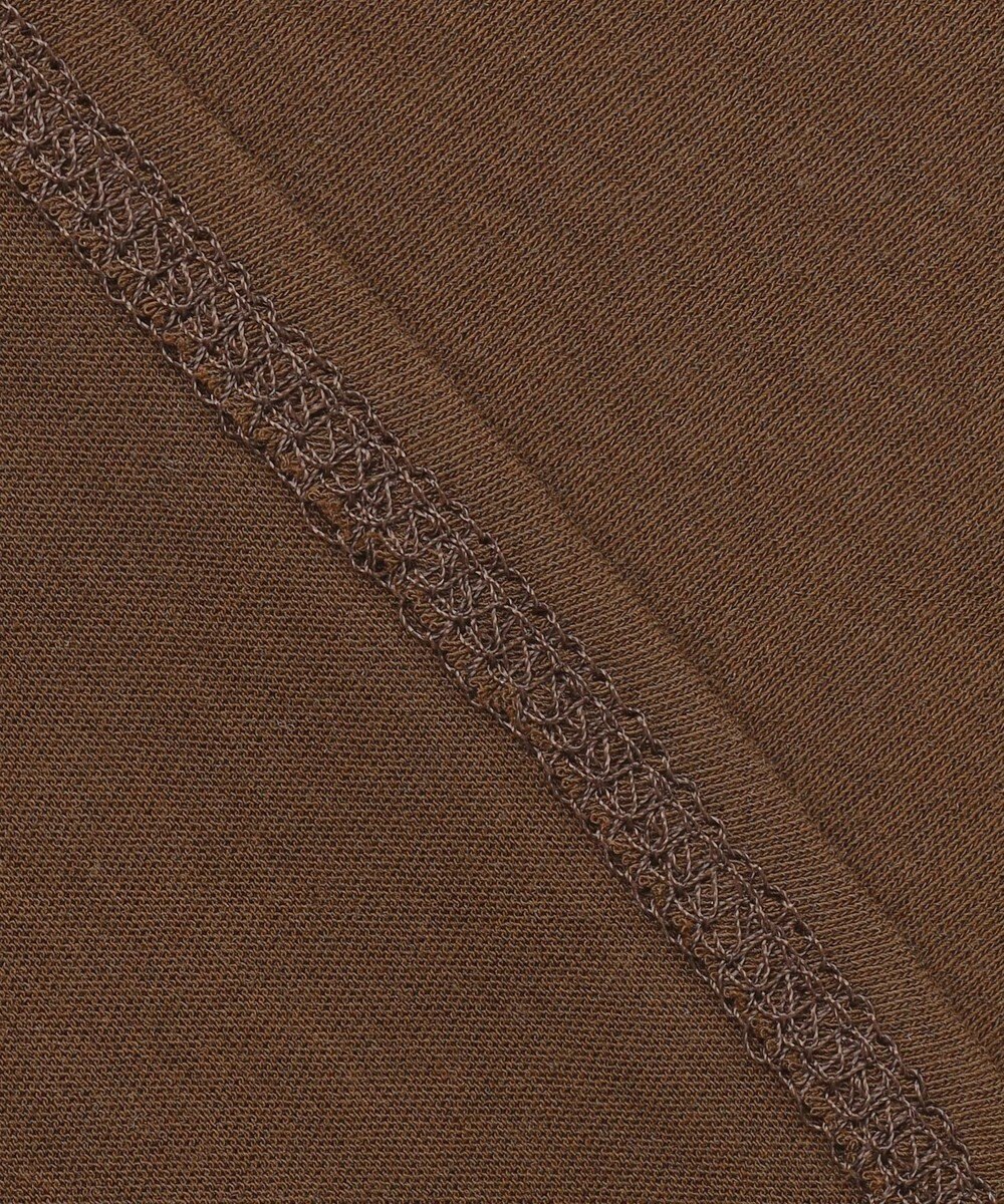 BEIGE， 【BEIGE,ecru/WEB限定・洗える】FINE DRY TOUCH / ねじりデザインコットンノースリーブトップス 