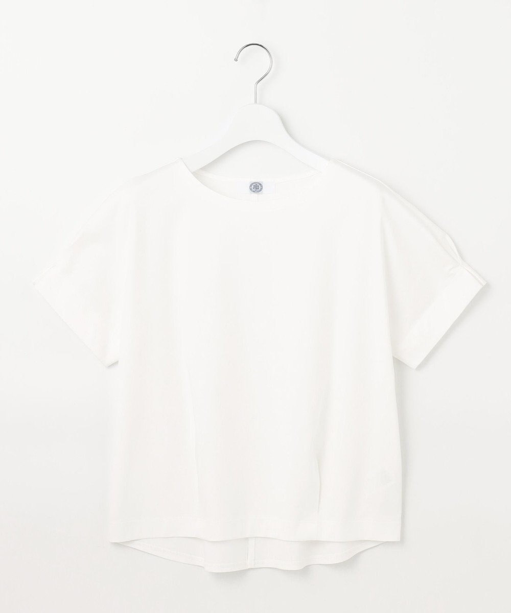 J.PRESS LADIES L 【接触冷感】コットンスムース フレンチスリーブ カットソー 