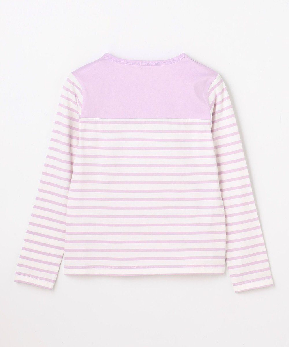 組曲 KIDS 【150-160㎝】リボンボーダー Tシャツ 