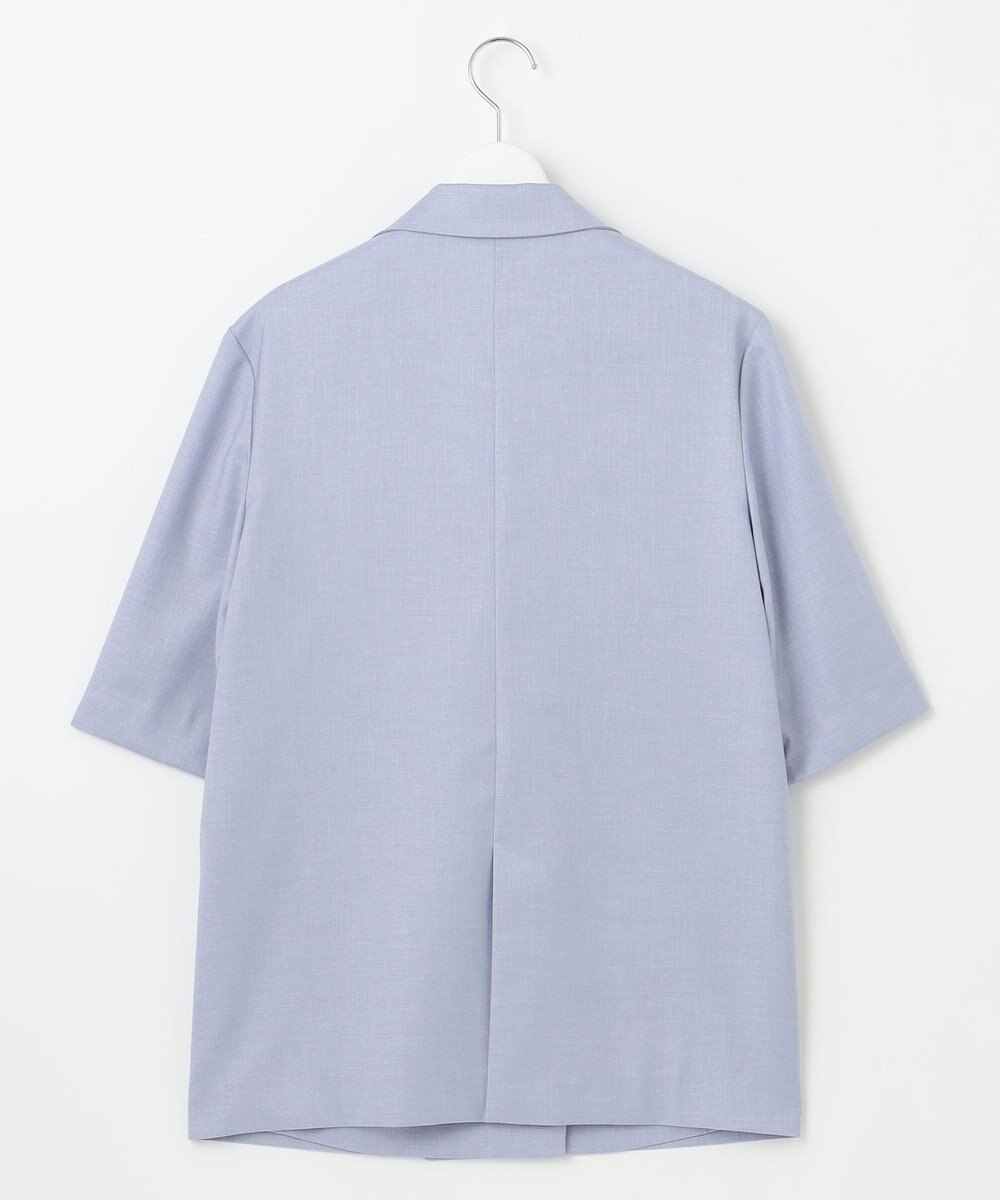 自由区 【洗える】ハーフスリーブ ジャケット 