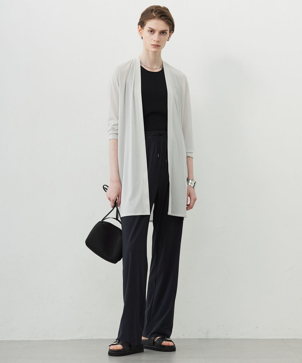 ICB 【WEB限定カラーあり・UVカット・接触冷感・速乾】マットスキューバ セミワイドパンツ 