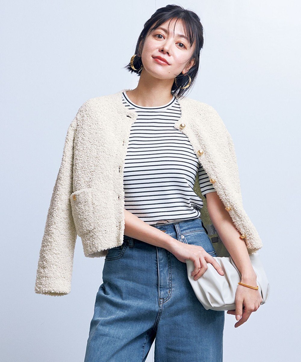 UNFILO テレコ ハーフスリーブTシャツ 