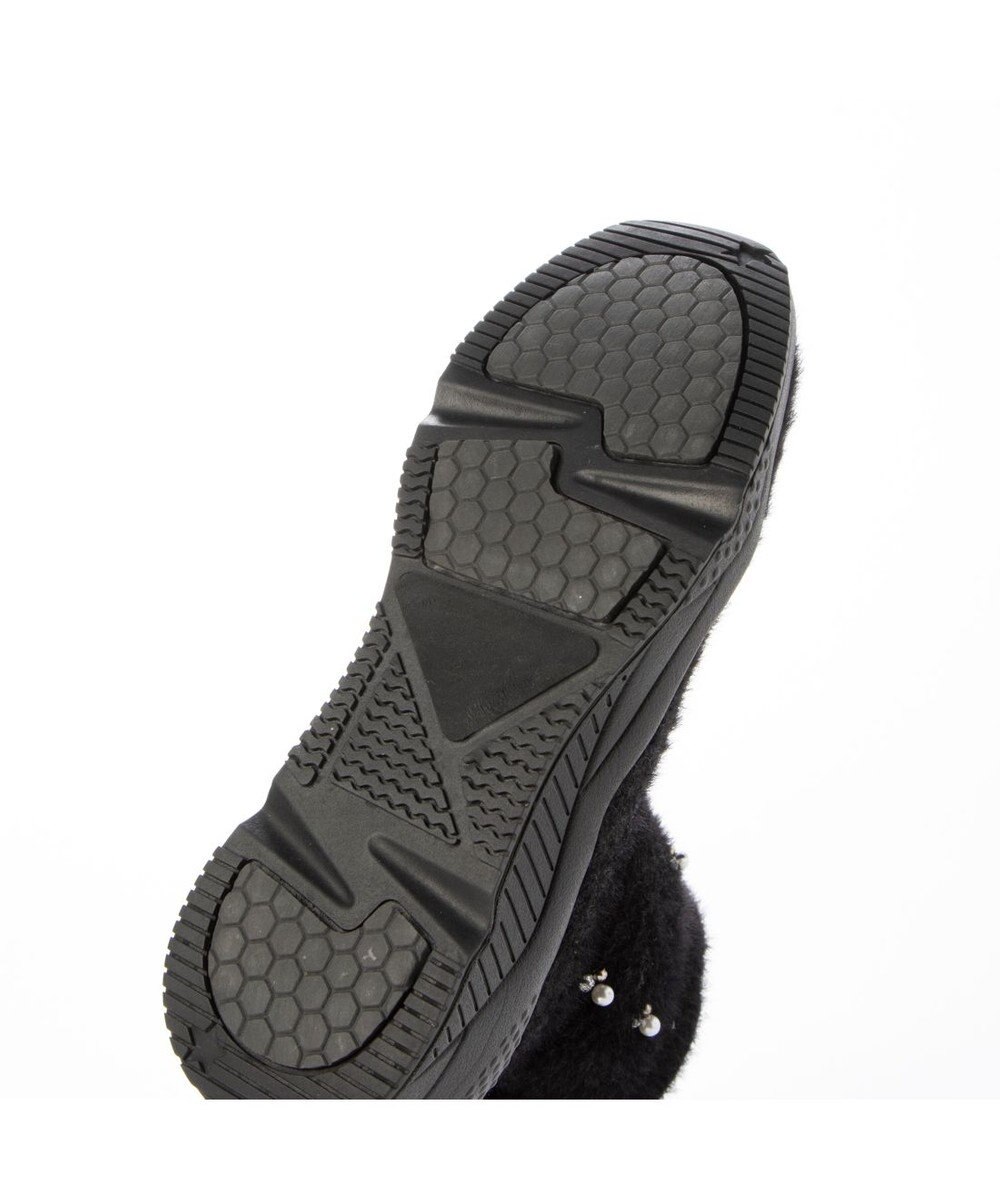 MODE ET JACOMO <carino>ビジュー付きニットブーツ 