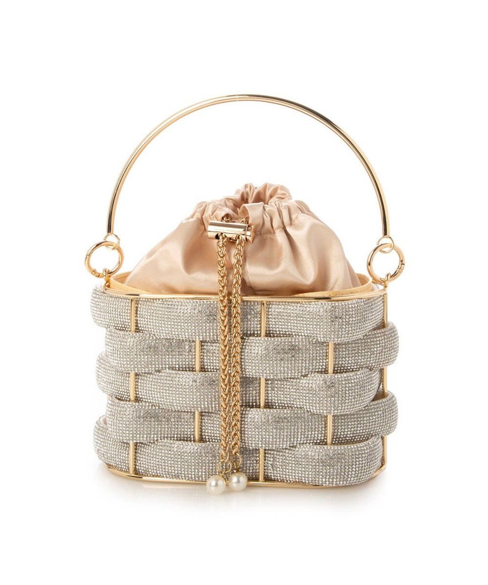 UNBILLION カシュカシュ cachecache / メタリックメッシュオーバルバッグ 