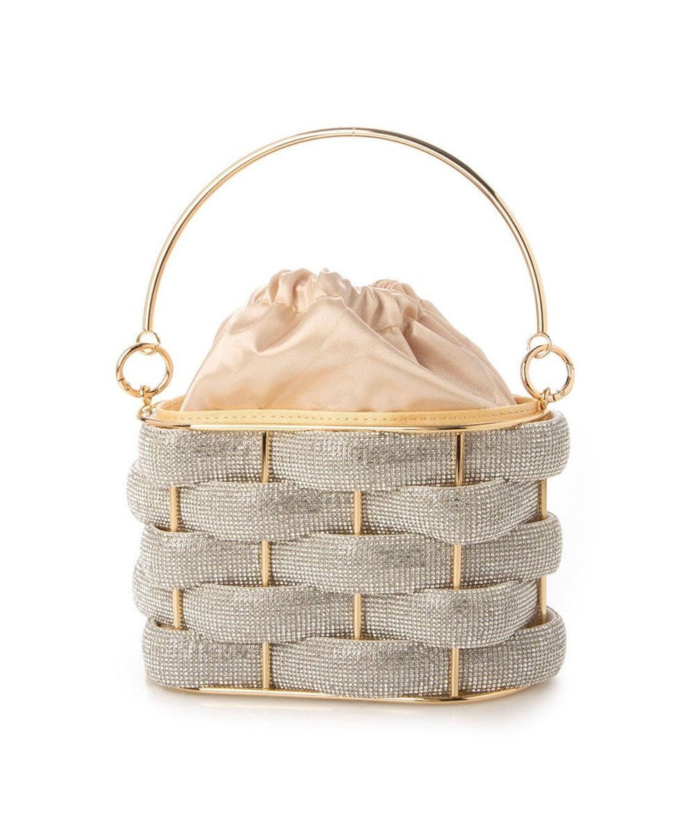 UNBILLION カシュカシュ cachecache / メタリックメッシュオーバルバッグ 