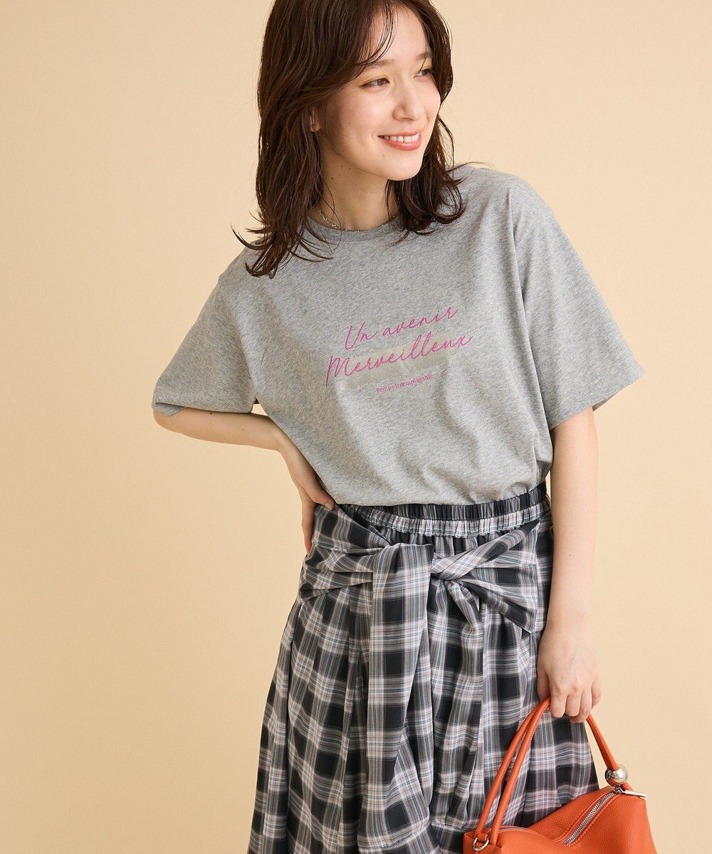 Green Parks 【適ON】箔プリントロゴＴシャツ 