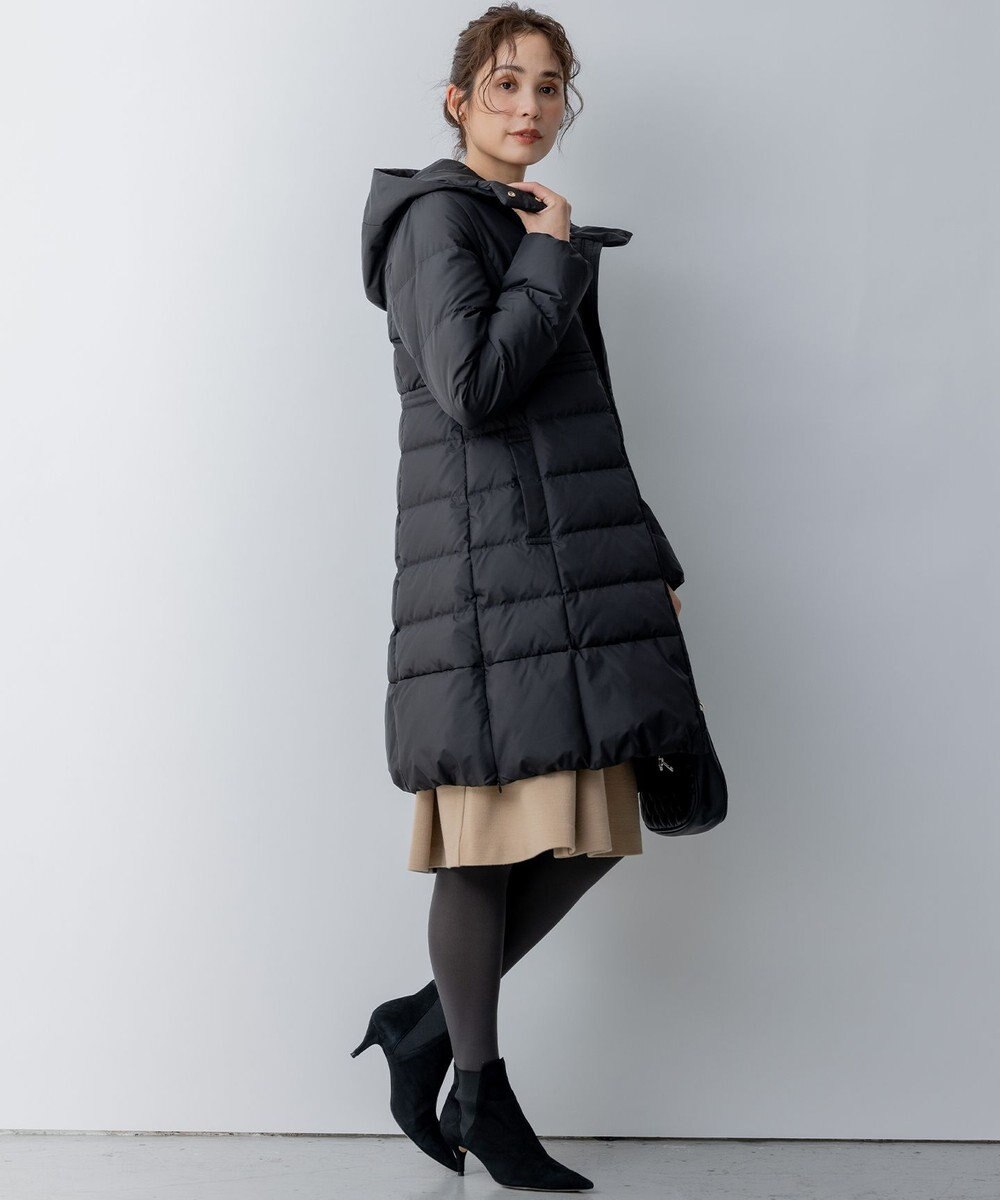 組曲 【洗える】ライトタフタロングダウン 