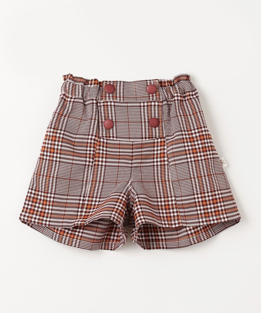 組曲 KIDS 【110-140㎝】Chocolat de check キュロット 