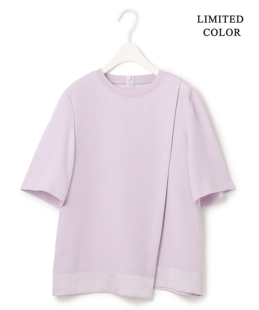 ICB 【新色追加・接触冷感・UVケア・速乾・洗える】 FluidBackSatin Tブラウス 