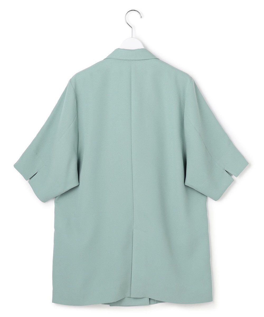 ICB 【先行予約】 FluidBackSatin ハーフスリーブジャケット 