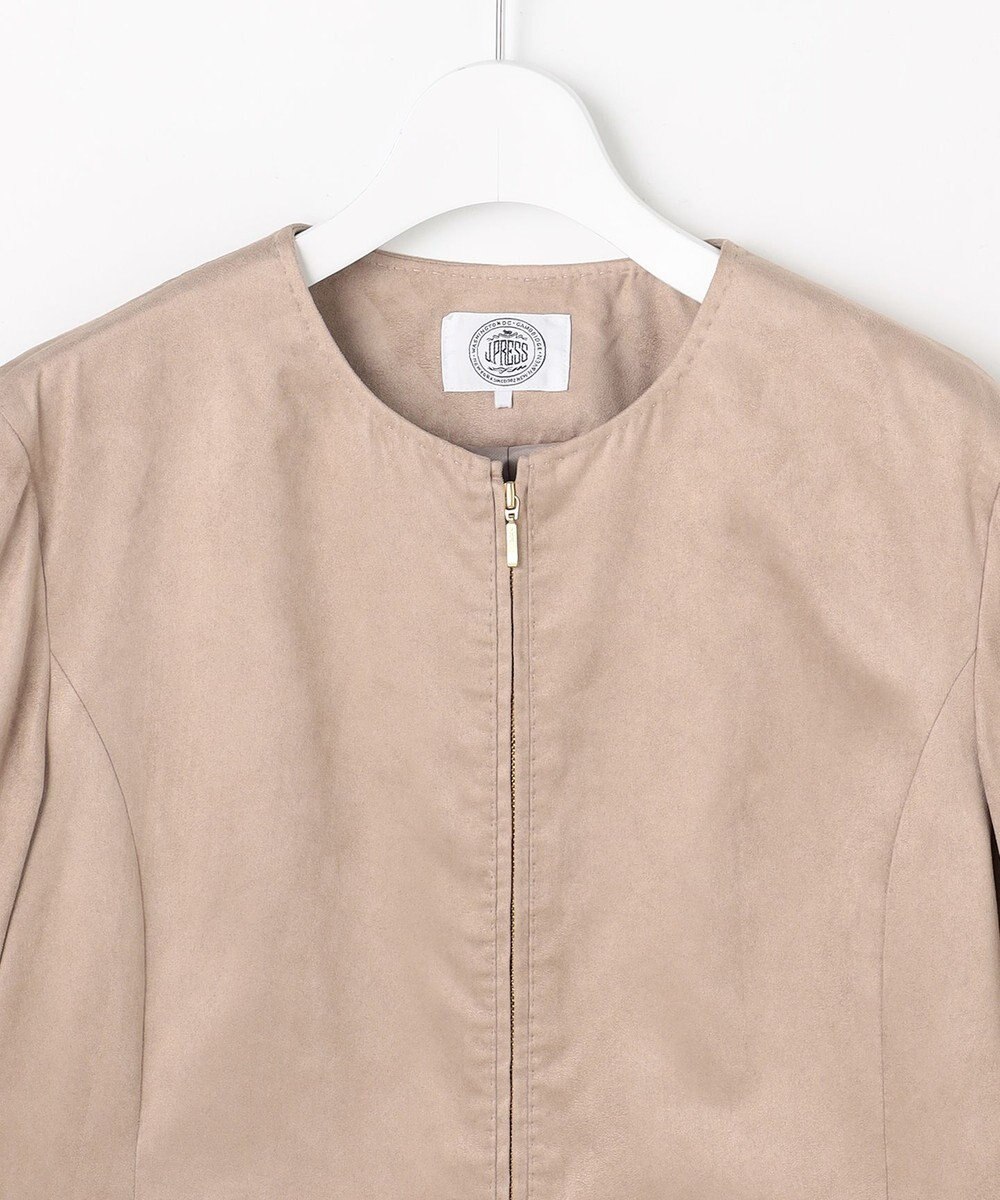 J.PRESS LADIES ライトマイクロスエード ブルゾン 