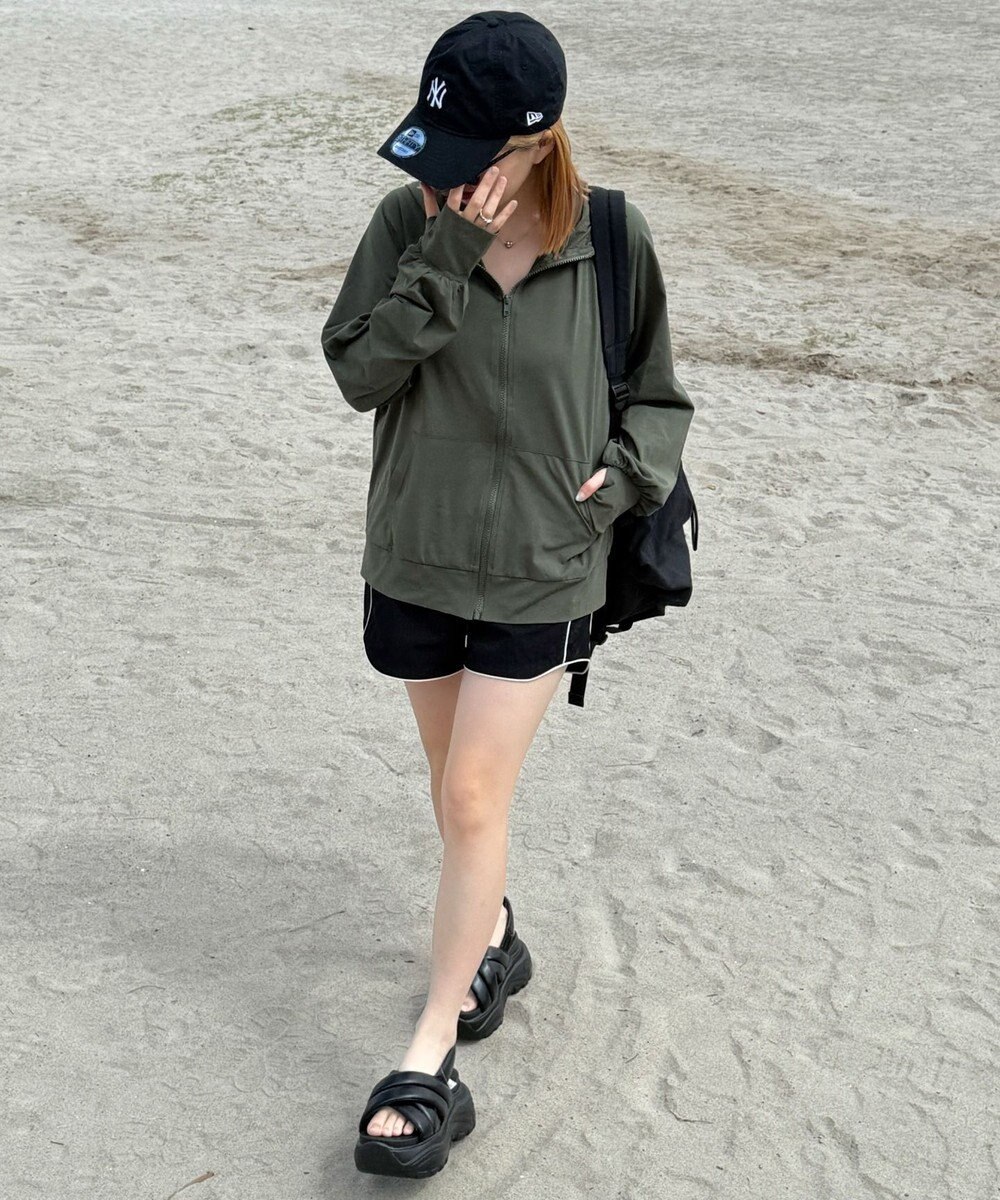 WEGO 【UVカット/吸水速乾】ラッシュガードパーカー 