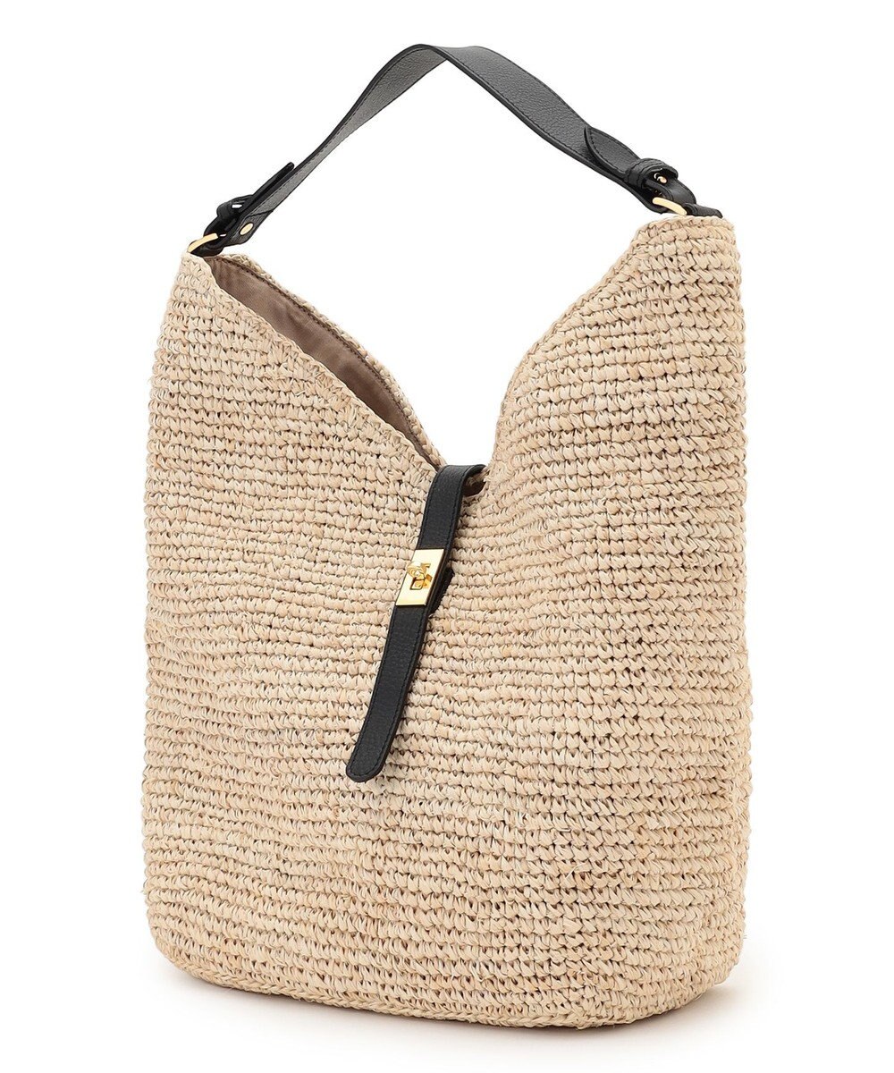 23区 VIOLAd'ORO ラフィア ビッグ トートバッグ 