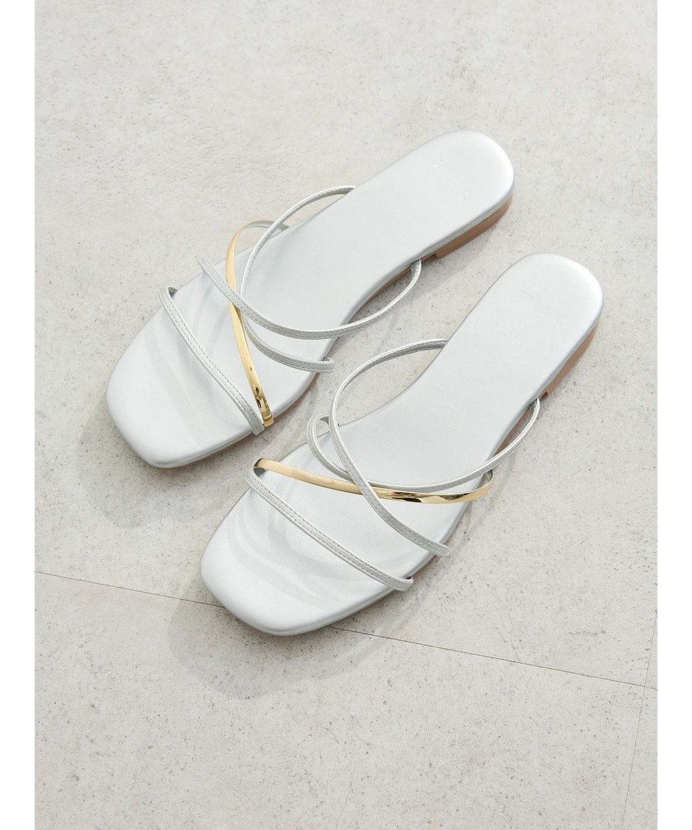 Green Parks ・ｍｉｎｉａ　ペタンコラインサンダル 