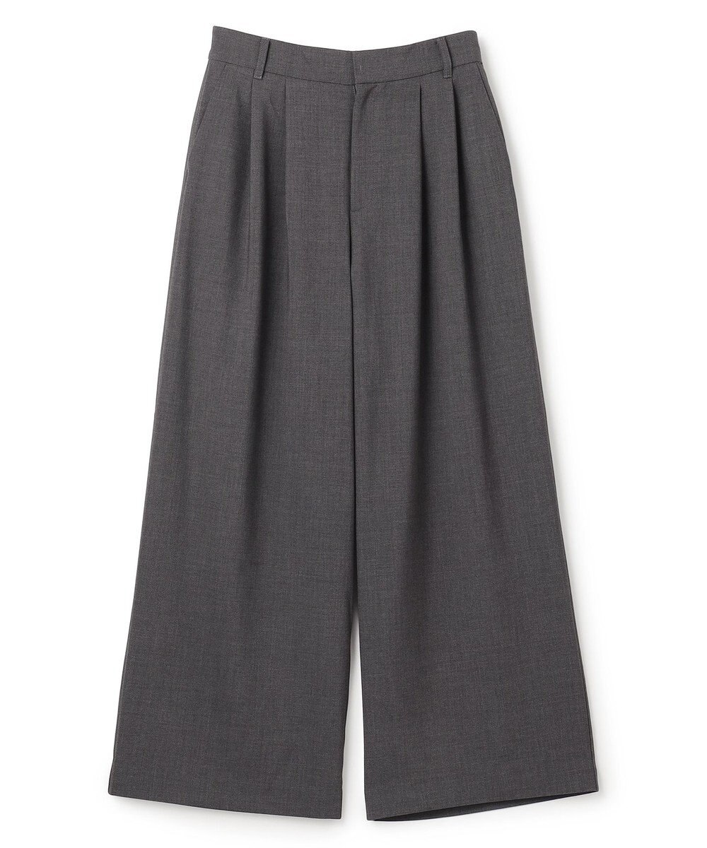 UNFILO マイビューティ タックワイドパンツ 