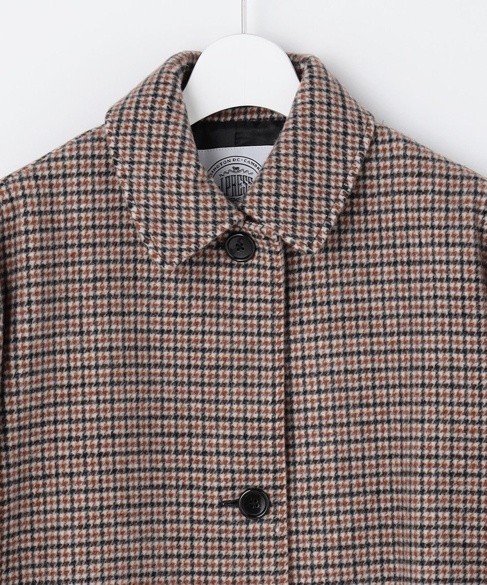 J.PRESS LADIES S スーパー ビーバー ガンクラブ ステンカラー コート 