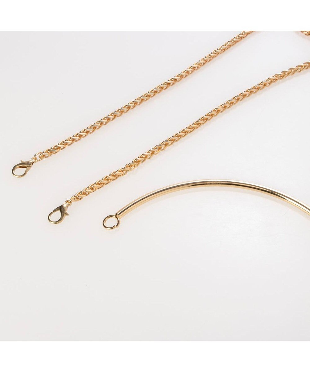 UNBILLION カシュカシュ cachecache / メタリックメッシュオーバルバッグ 