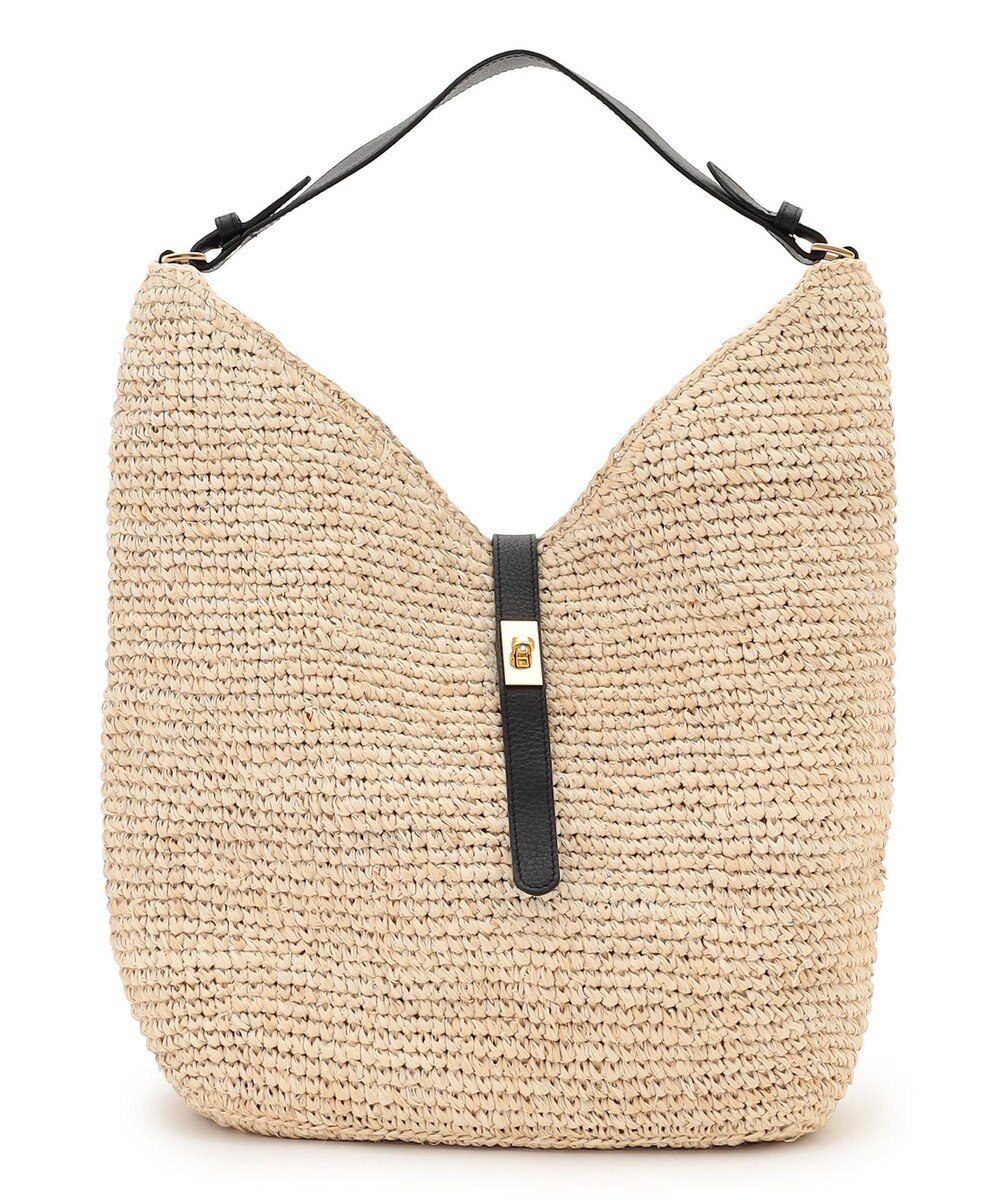 23区 VIOLAd'ORO ラフィア ビッグ トートバッグ 