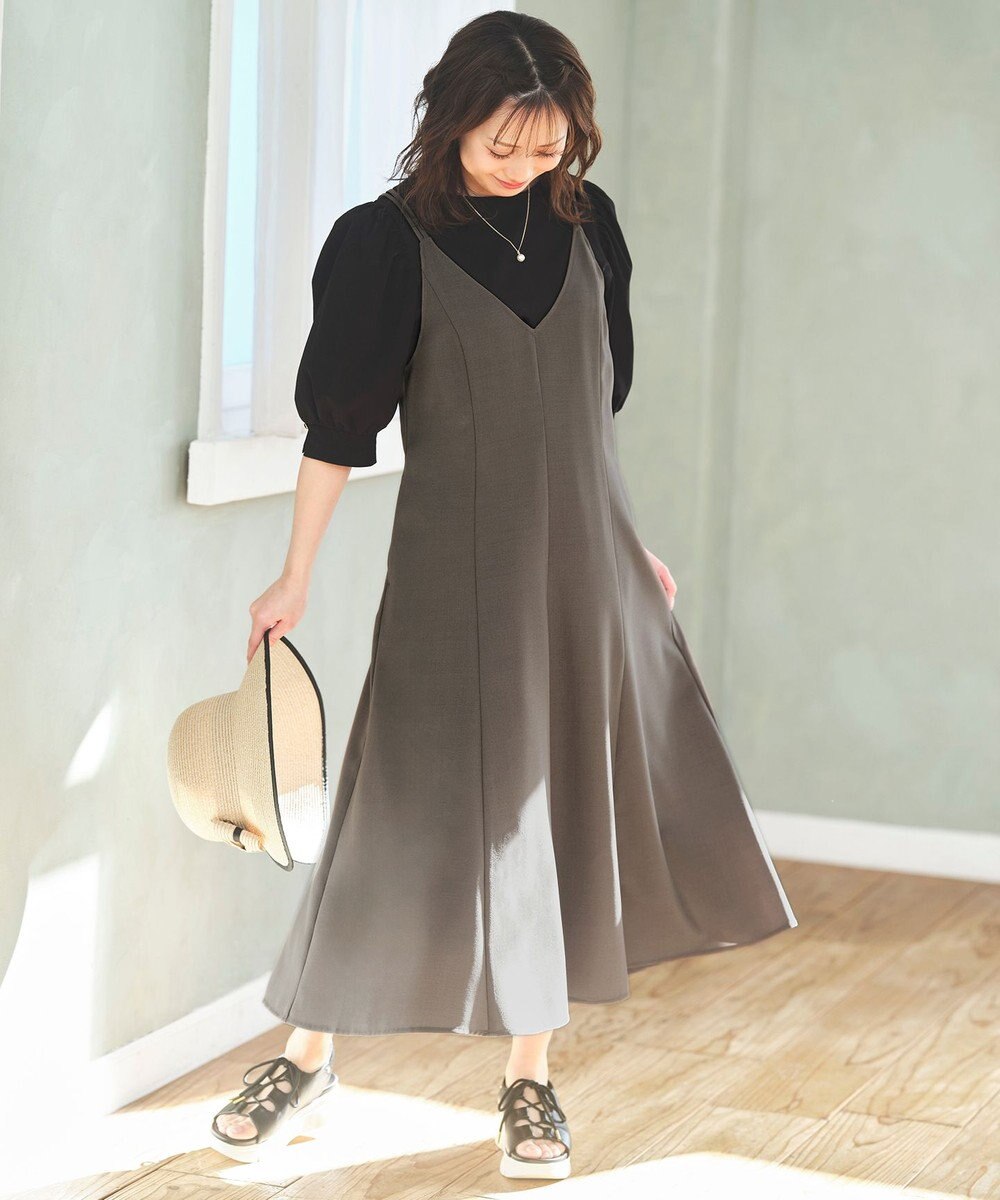 ANY SIS S 【低身長企画】フレアキャミソール ワンピース 