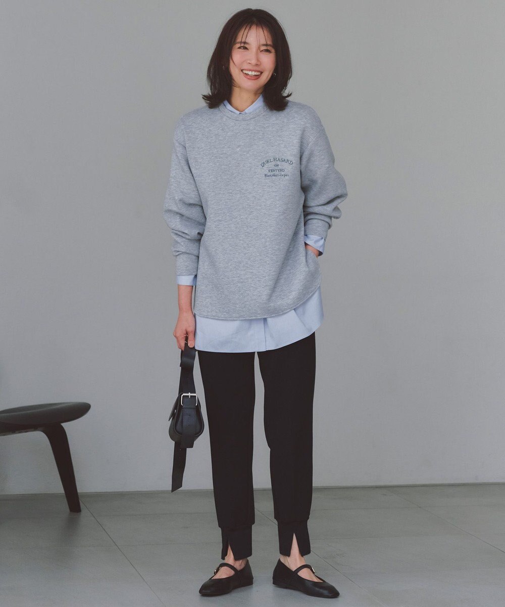 UNFILO BEAUTY FORM JERSEY 刺繍ロゴ プルオーバー 