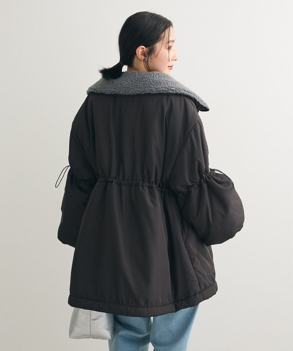 Green Parks ・ｓｗｉｎｇ　ｂｙ　中綿スタンドカラーミリタリーコー 