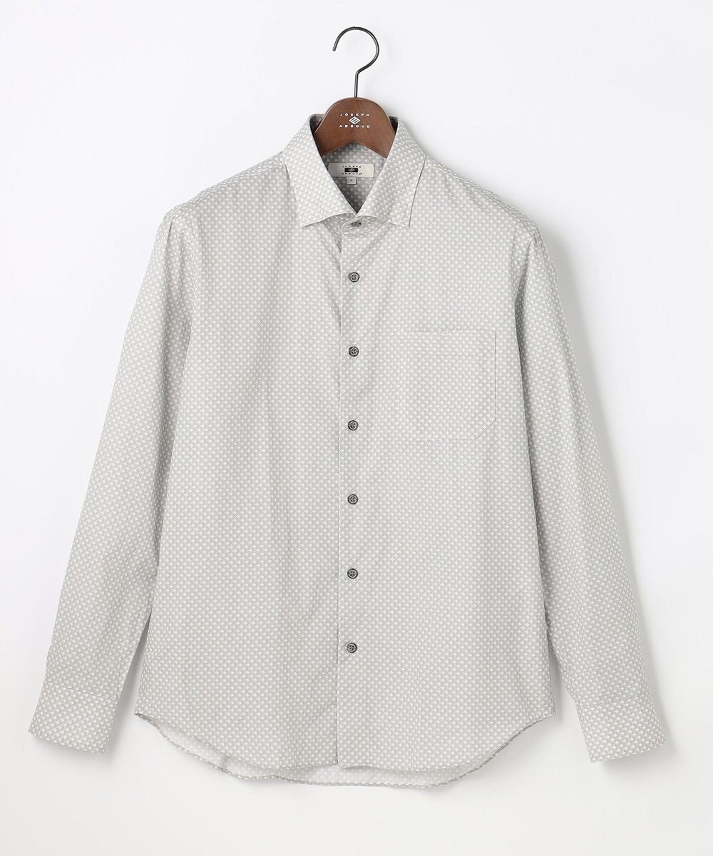 JOSEPH ABBOUD 【オーガニックコットン使用・JAPANファブリック】ジオメトリックプリントシャツ 