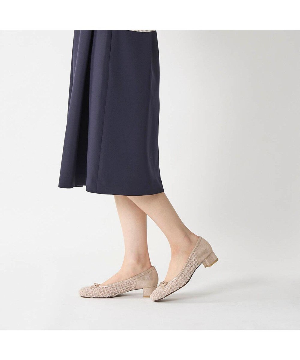 Riz raffinee <Riz raffinee>スクエアトゥリボンパンプス 