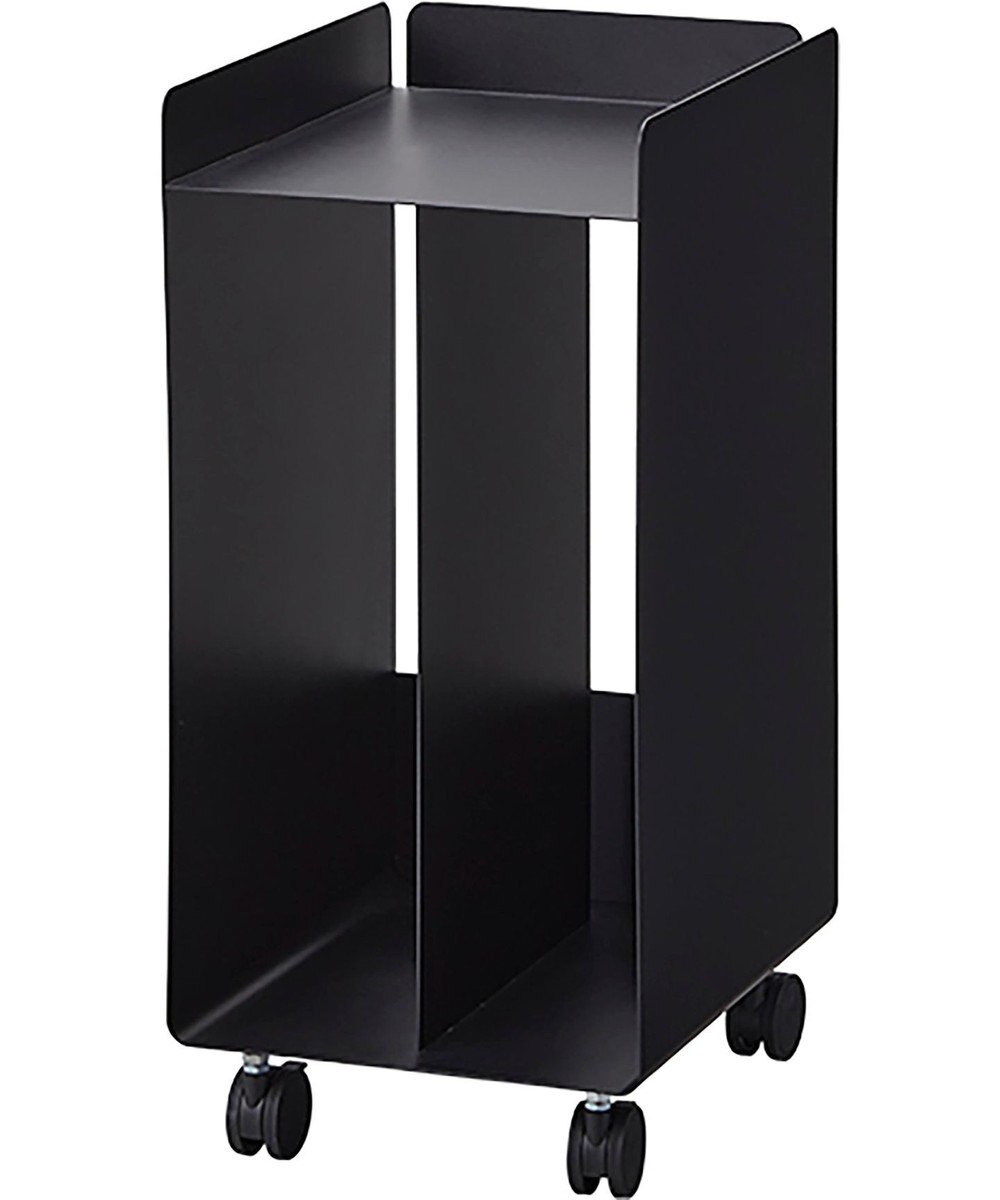 tower ピアノ下楽譜収納ワゴン タワー ブラック 