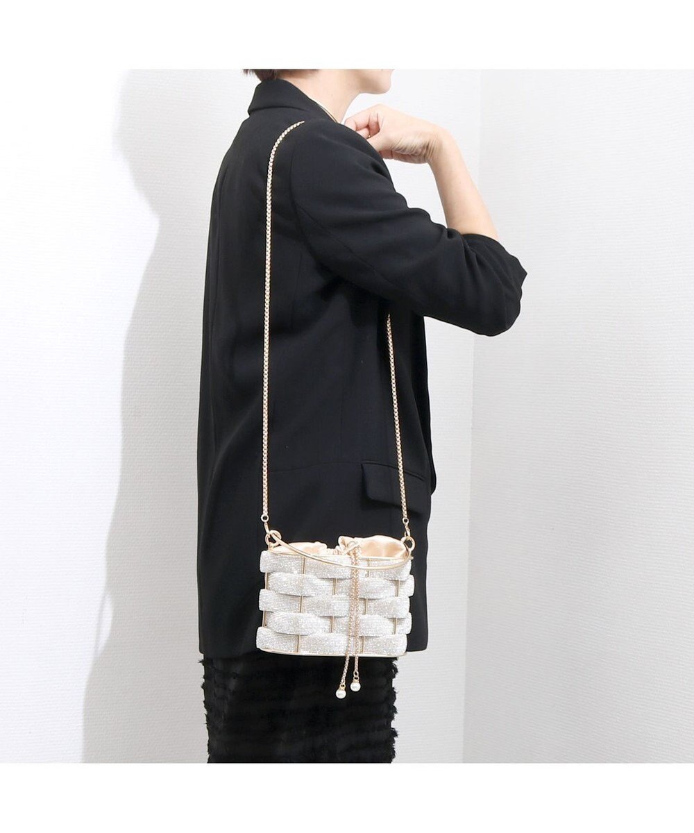 UNBILLION カシュカシュ cachecache / メタリックメッシュオーバルバッグ 