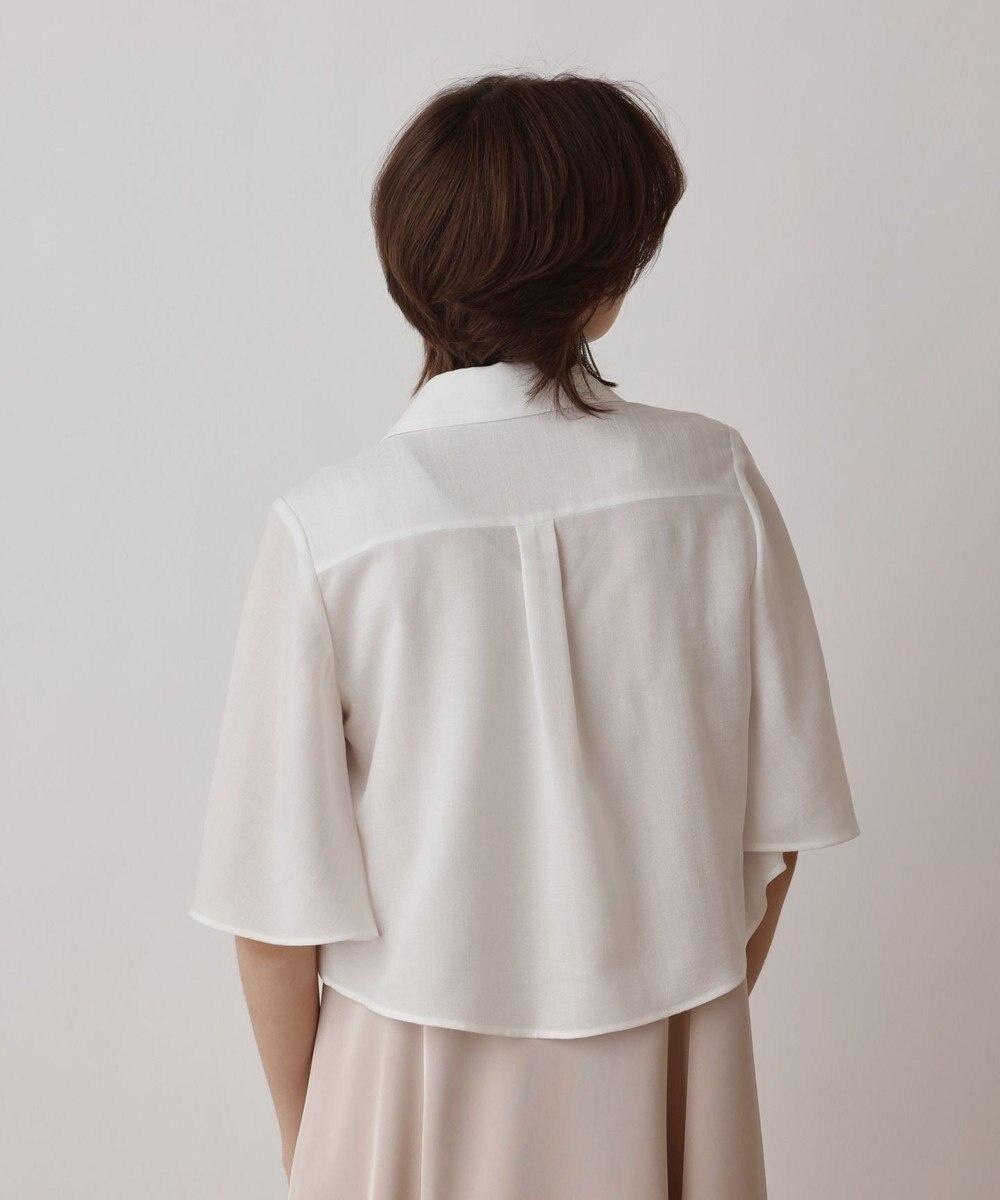 GRACE CONTINENTAL フレアスリーブシャツ 