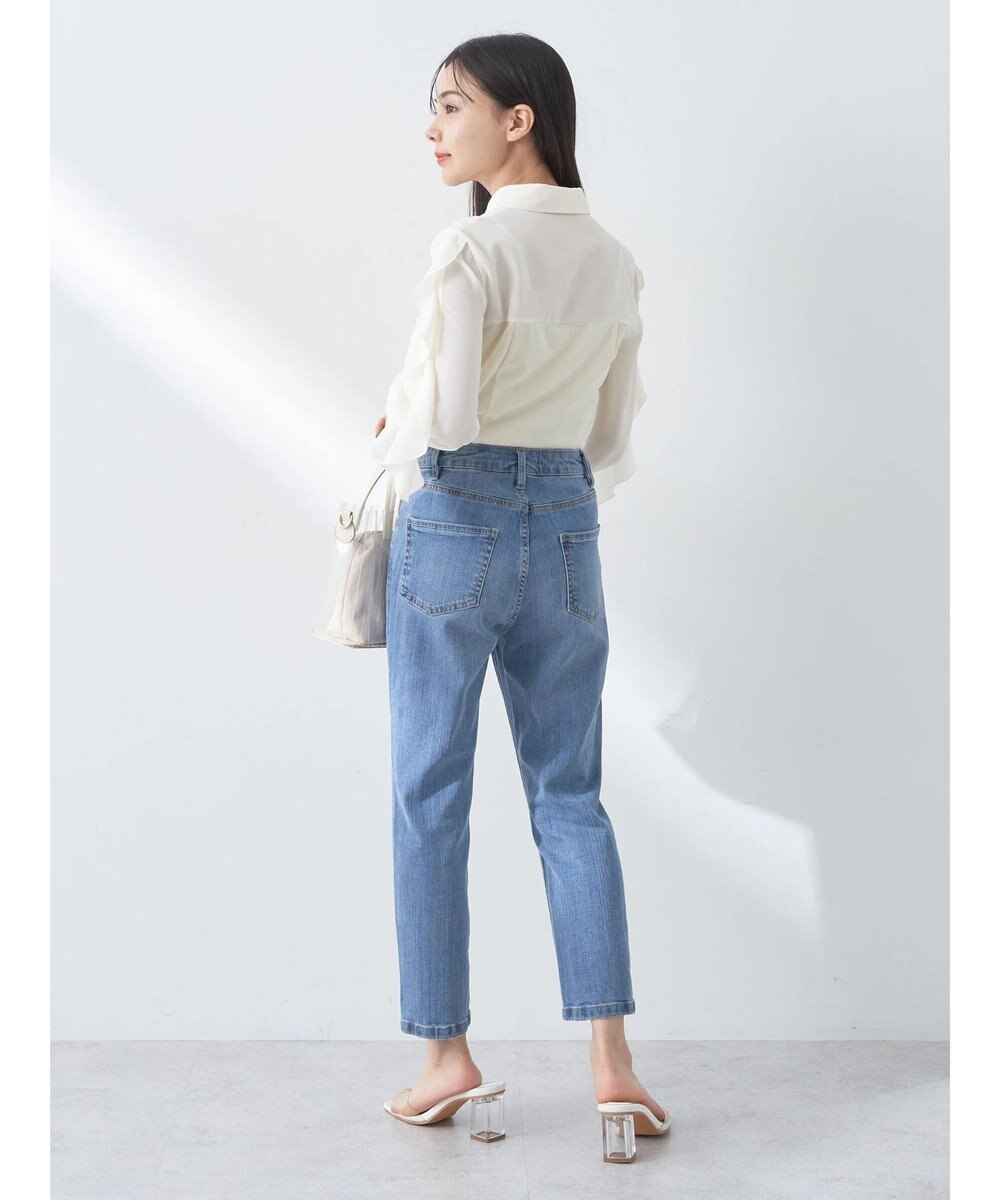 earth music&ecology ドッキングフリルシャツ見えプルオーバー 