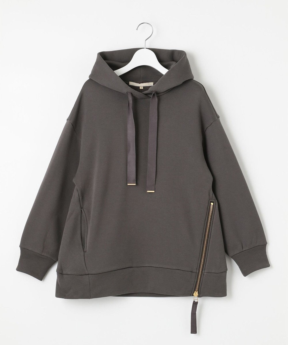 自由区 【洗える】4段裏毛起毛 パーカー 