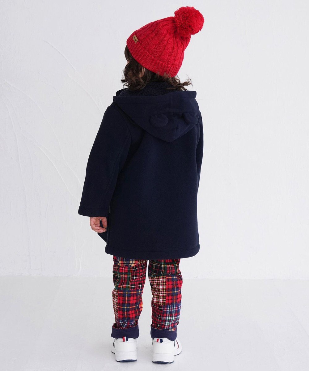 MIKI HOUSE HOT BISCUITS 【80-120cm】 フリースボンディング ダッフルコート 