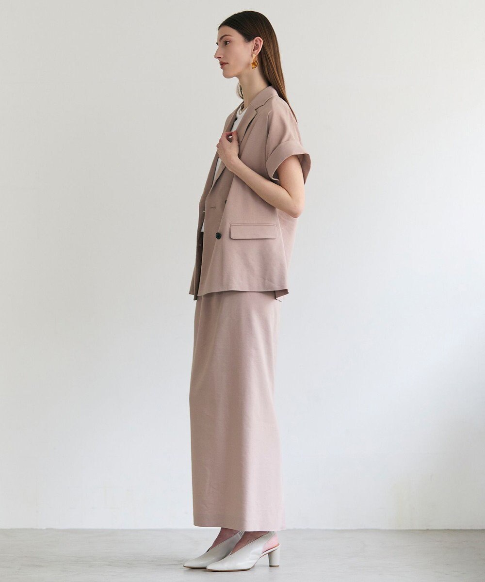 BEIGE， SPINEL / ハーフスリーブ ダブルジャケット 