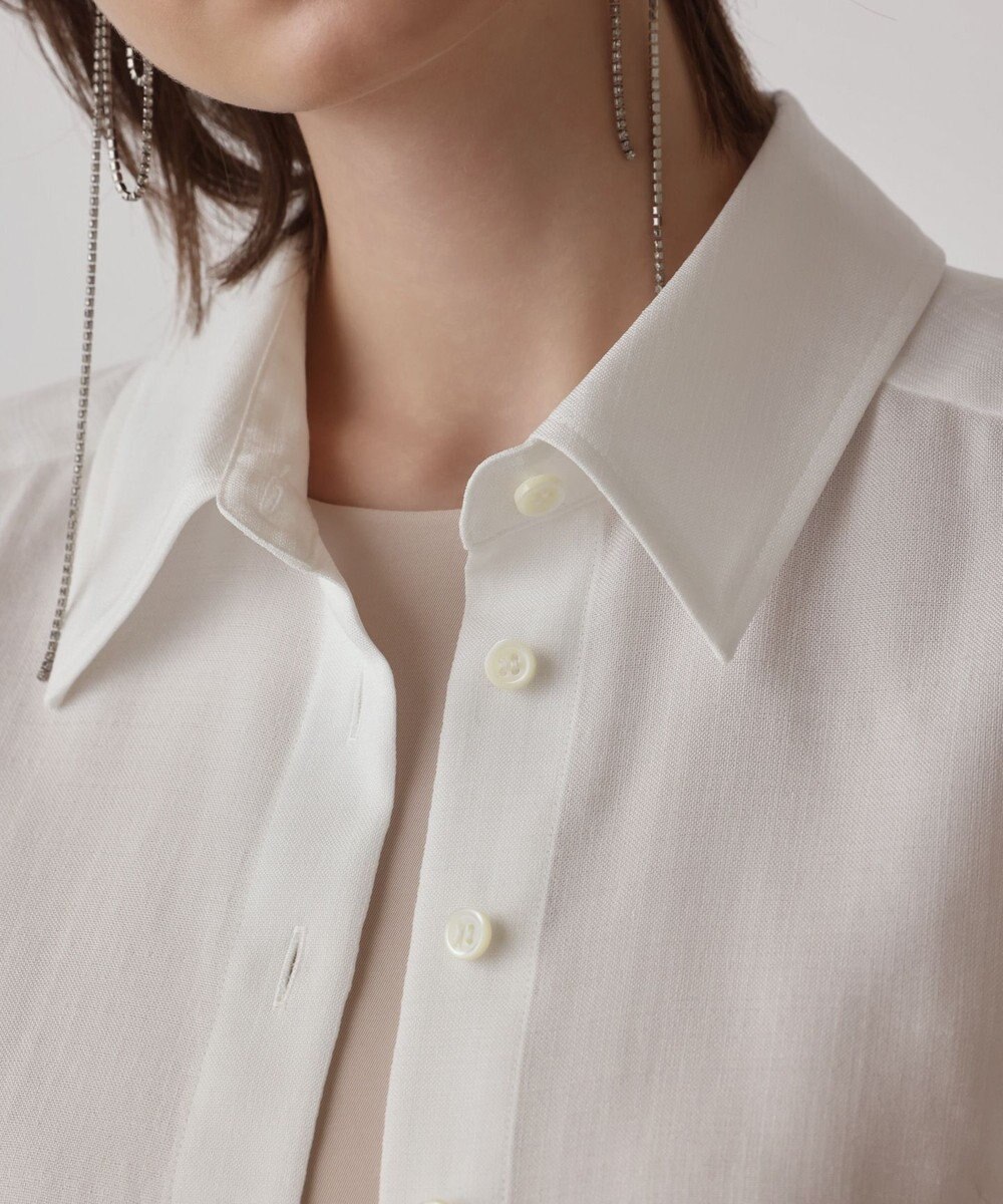 GRACE CONTINENTAL フレアスリーブシャツ 