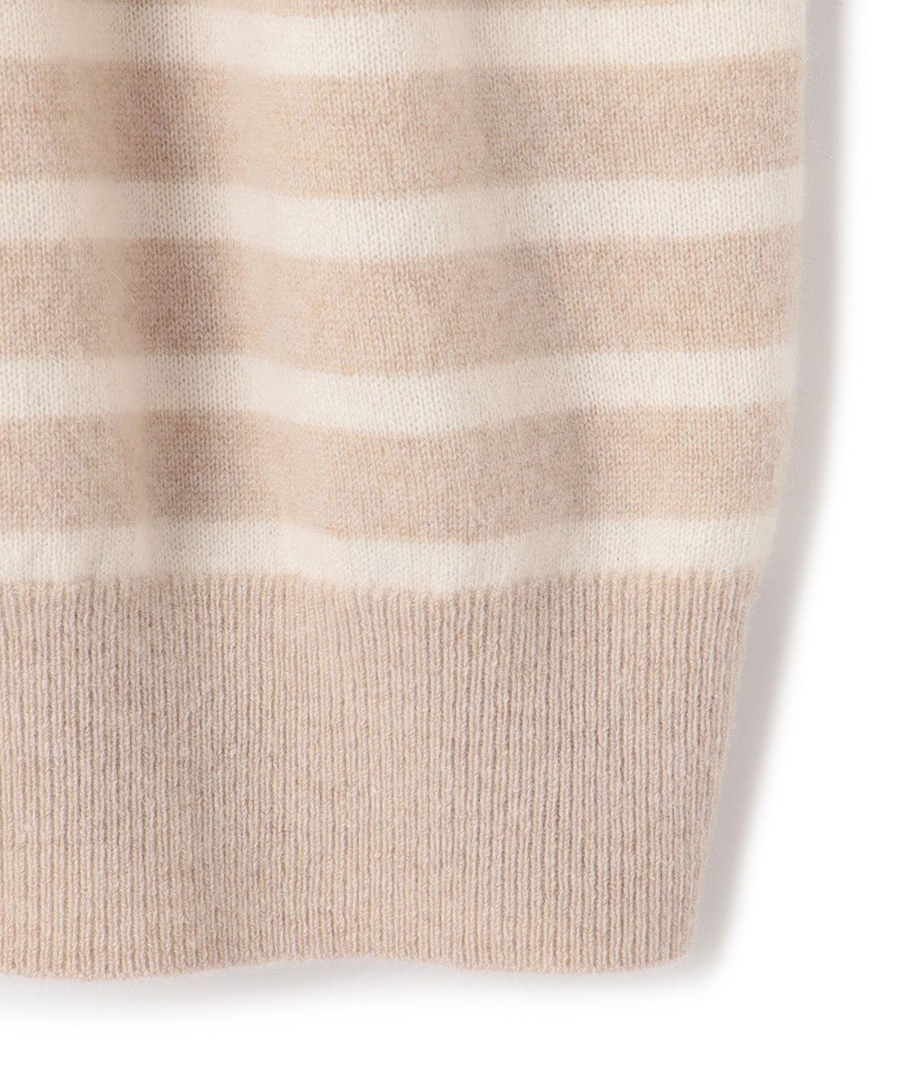 23区 S 【洗える】ピュアカシミヤ ボーダー ニット 