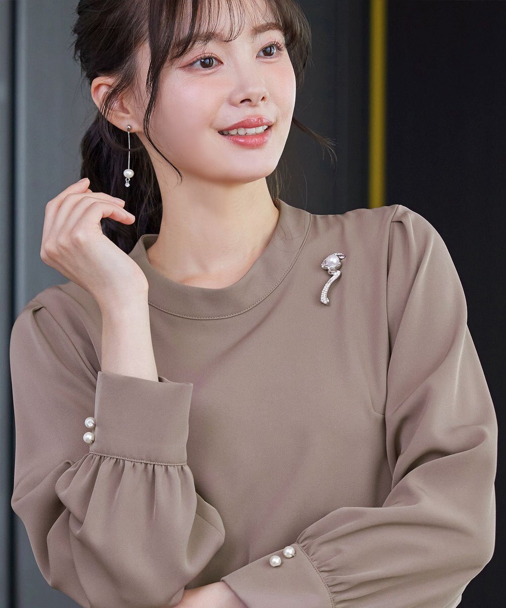 Tiaclasse スワールパールブローチ 