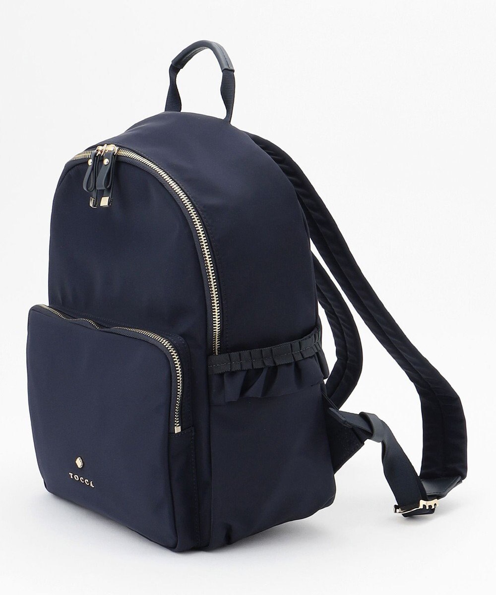 TOCCA 【A4サイズ対応・撥水】SIDE FRILL BACKPACK バックパック 